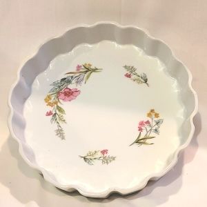Vintage Heritage Porcelain Ovenware Quiche Dish